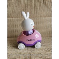 GryGooy Adventures Little Buggy Vehicle Preschool Toy for Ages 3 and Up (Rabbit in Helicopter)